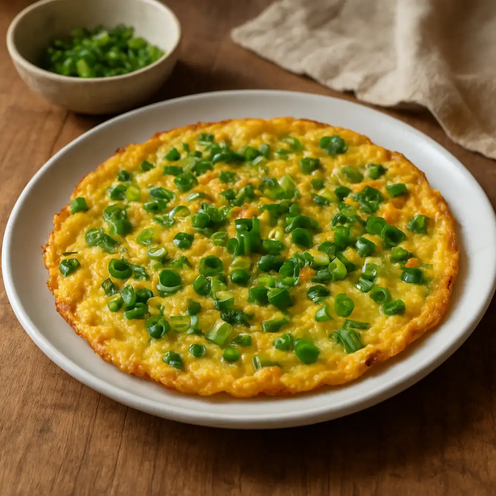 蔥花煎蛋 食譜成品照