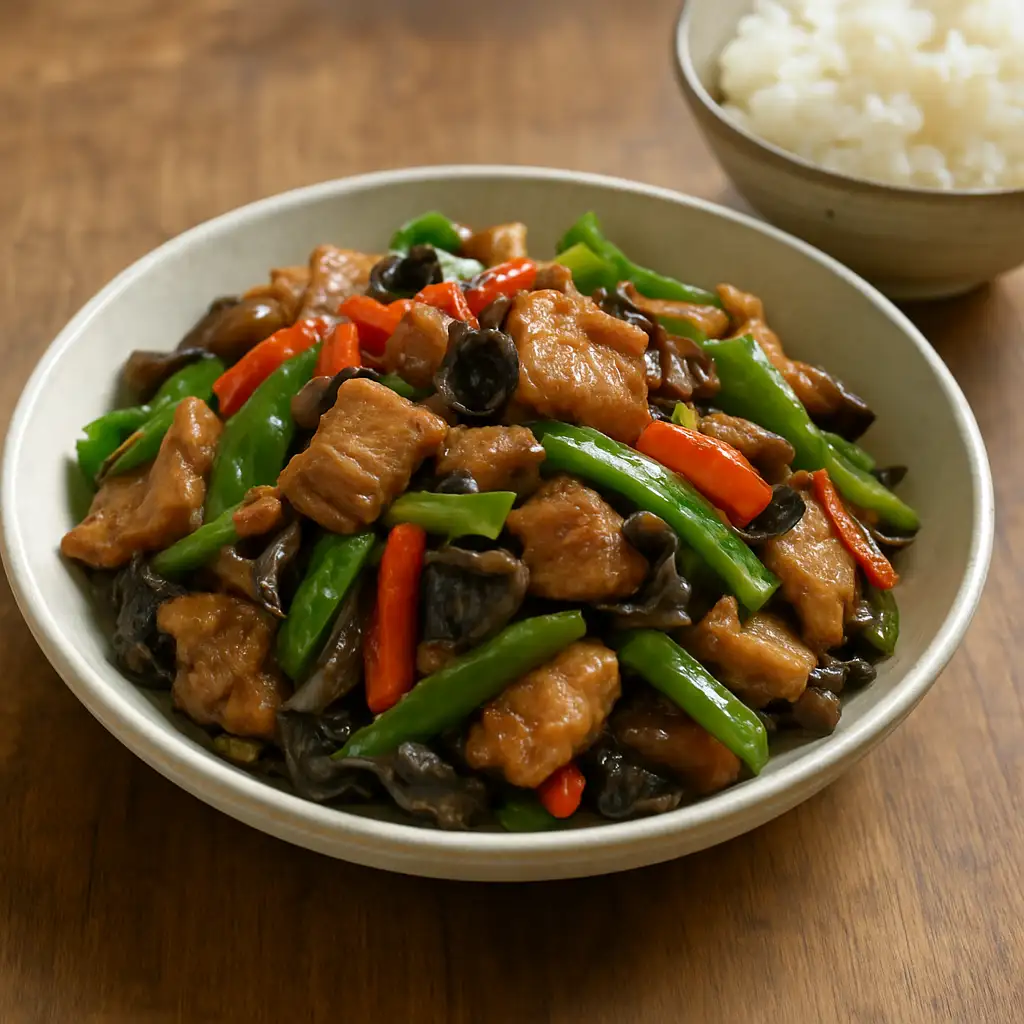 客家小炒 食譜成品照
