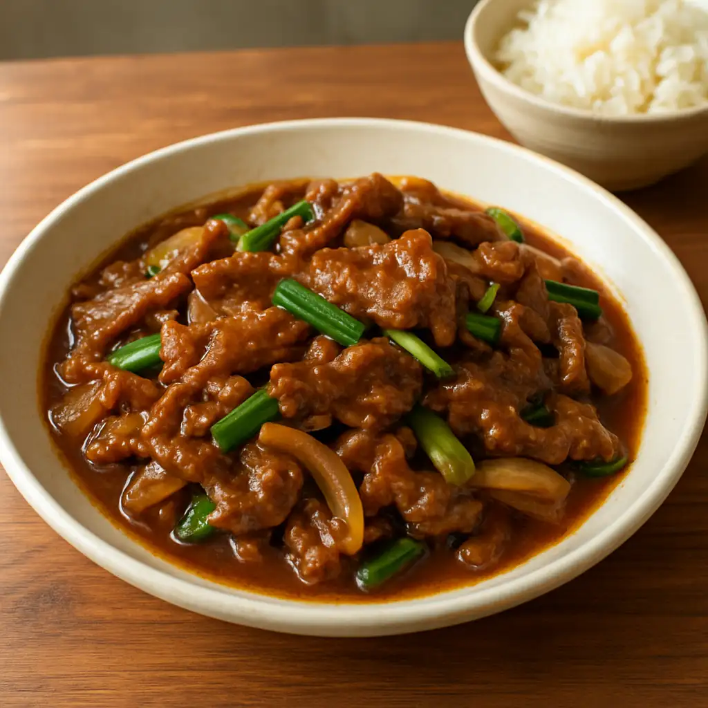 沙茶牛肉 食譜成品照