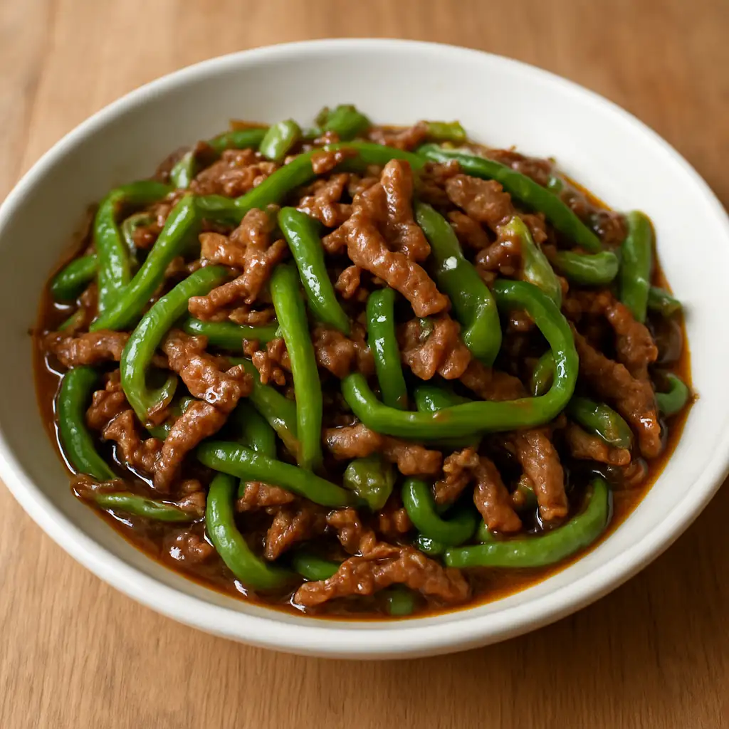 青椒牛肉絲 食譜成品照