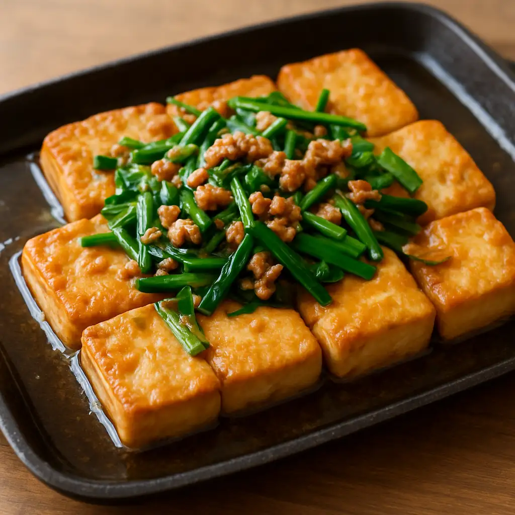 鐵板豆腐 食譜成品照