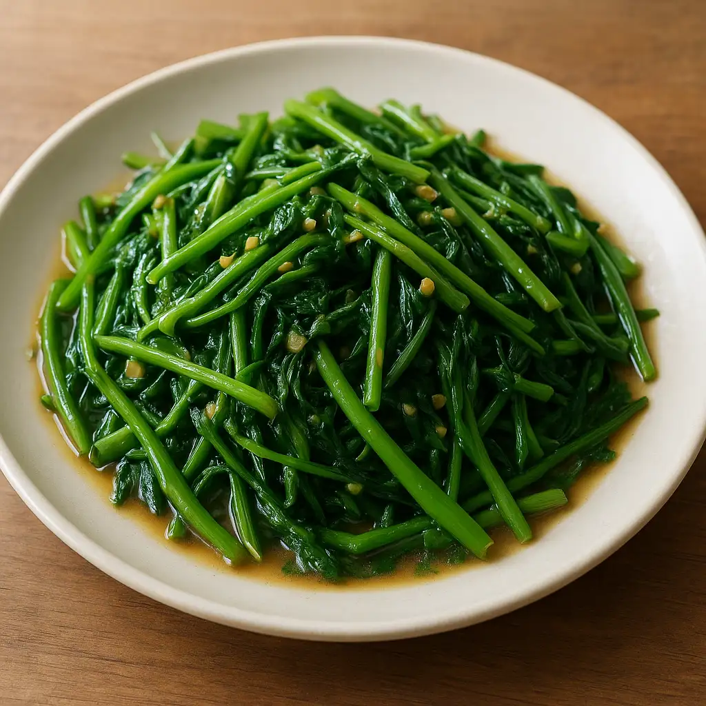 清炒空心菜 食譜成品照