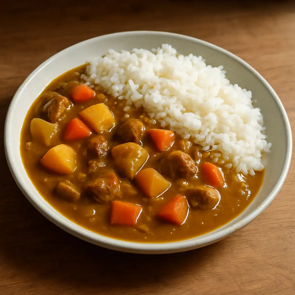 咖哩飯 食譜成品照