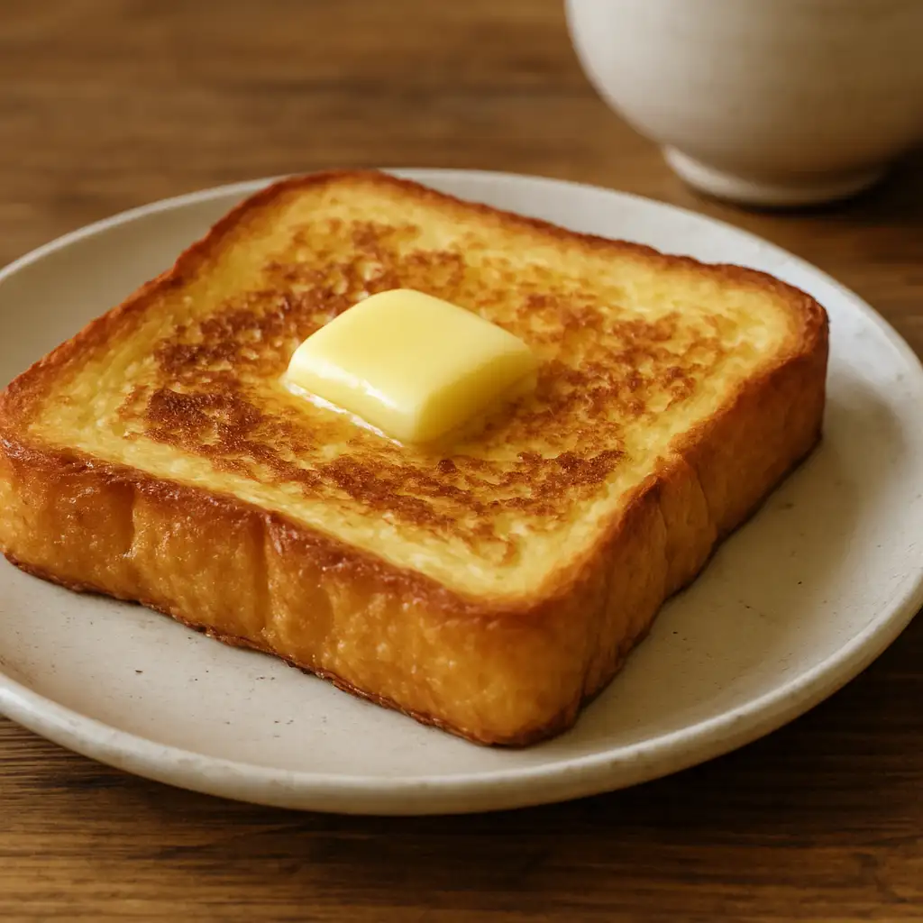 奶油煎吐司 食譜成品照